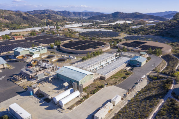 aerial view of the twin oaks plant