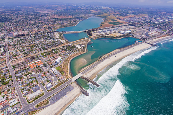 aerial view of carlsbad desalination plant