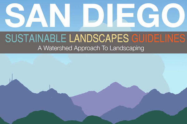 cover of the san diego sustainable landscapes guide