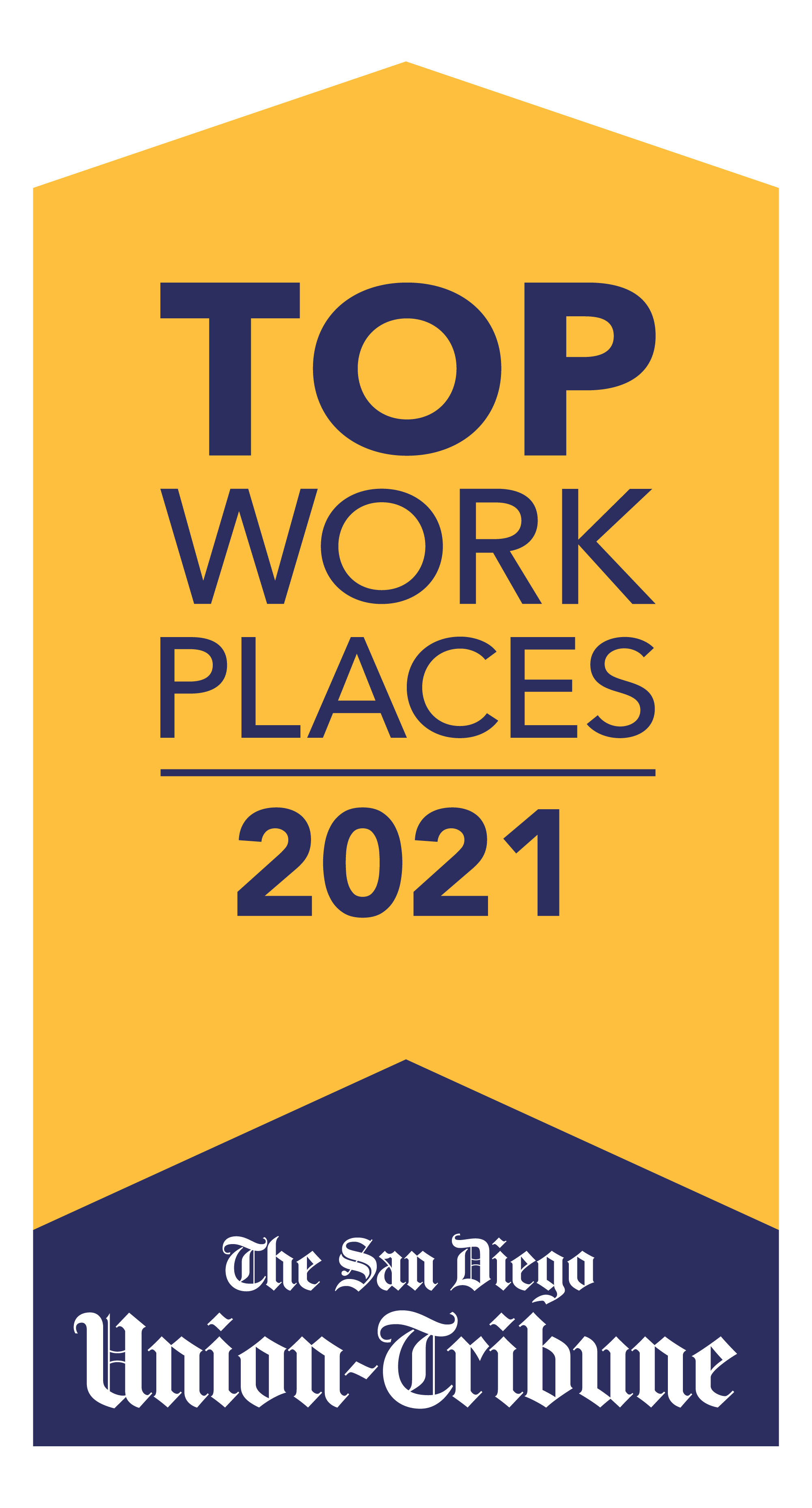 Top Places to Work 2021 logo